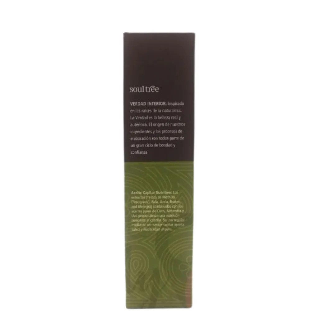 Soultree Aceite Capilar Nutritivo: Bhringraj, Amla y Coco 120ml - Imagen 1